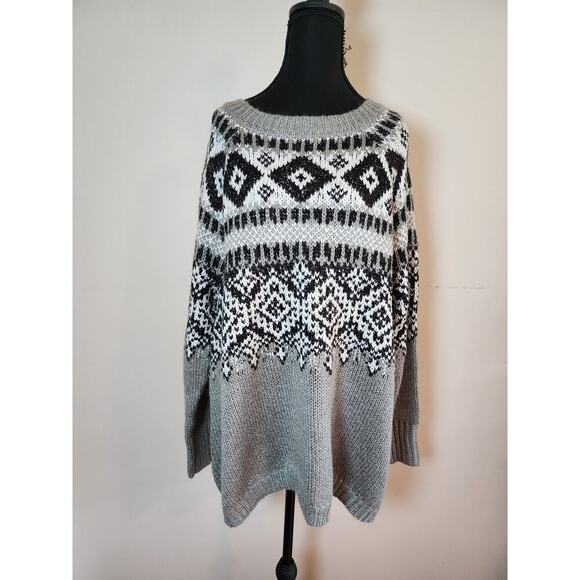 Roaman's Winter Chunky Knit Sweater‎ Large(18-20) - Picture 3 of 10